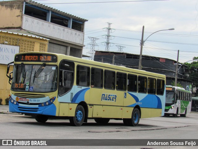 Master Transportes Coletivos de Passageiros RJ 159.121 na cidade de Rio de Janeiro, Rio de Janeiro, Brasil, por Anderson Sousa Feijó. ID da foto: 12072824.