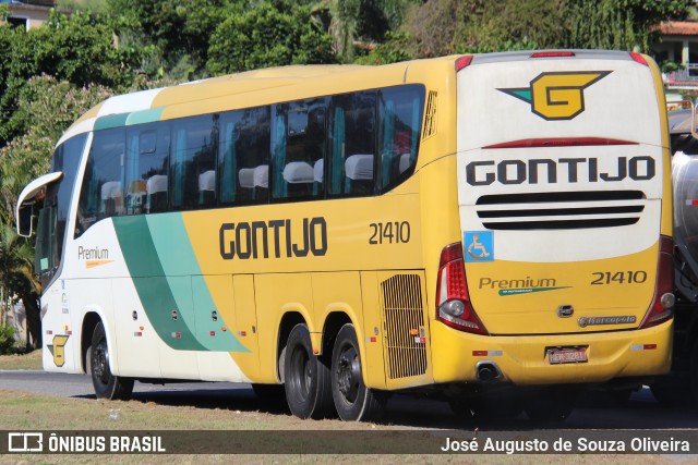 Empresa Gontijo de Transportes 21410 na cidade de Barra do Piraí, Rio de Janeiro, Brasil, por José Augusto de Souza Oliveira. ID da foto: 12072461.