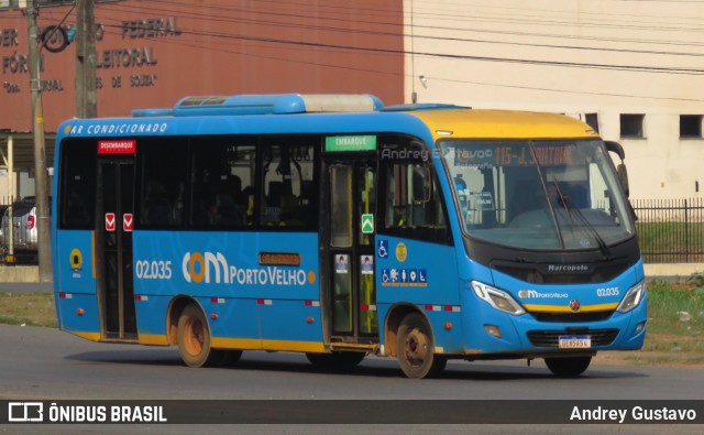 JTP Transportes - COM Porto Velho 02.035 na cidade de Porto Velho, Rondônia, Brasil, por Andrey Gustavo. ID da foto: 12072405.