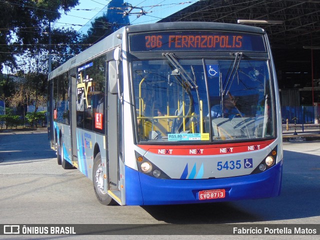 Next Mobilidade - ABC Sistema de Transporte 5435 na cidade de Santo André, São Paulo, Brasil, por Fabrício Portella Matos. ID da foto: 12072316.