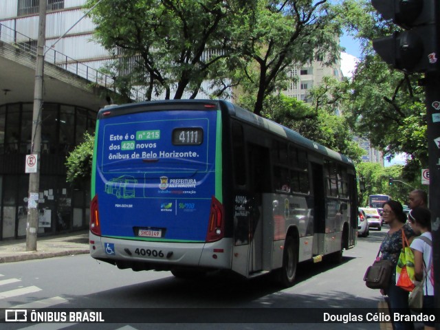 Viação Anchieta 40906 na cidade de Belo Horizonte, Minas Gerais, Brasil, por Douglas Célio Brandao. ID da foto: 12072402.