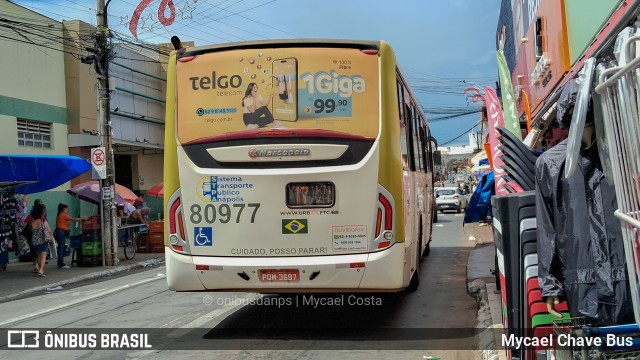 Urban - Mobilidade Urbana de Anápolis 80977 na cidade de Anápolis, Goiás, Brasil, por Mycael Chave Bus. ID da foto: 12071741.