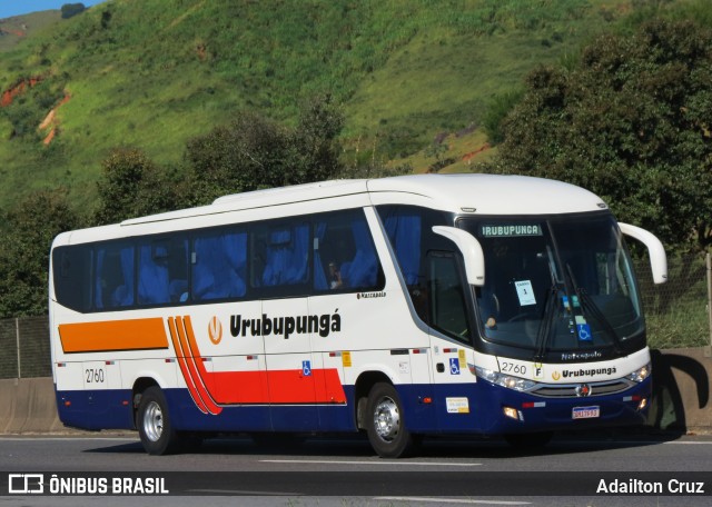Auto Viação Urubupungá 2760 na cidade de Aparecida, São Paulo, Brasil, por Adailton Cruz. ID da foto: 12071690.