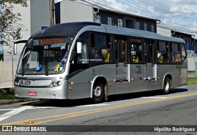 Transporte Coletivo Glória BL329 na cidade de Curitiba, Paraná, Brasil, por Hipólito Rodrigues. ID da foto: 12071806.