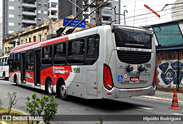 Himalaia Transportes > Ambiental Transportes Urbanos 4 1509 na cidade de São Paulo, São Paulo, Brasil, por Hipólito Rodrigues. ID da foto: 12072737.