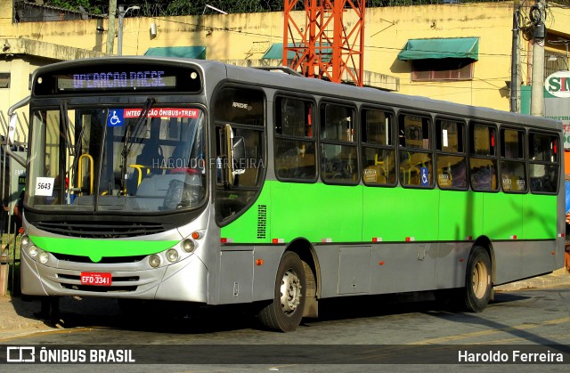 BB Transportes e Turismo 5643 na cidade de Itapevi, São Paulo, Brasil, por Haroldo Ferreira. ID da foto: 12072035.
