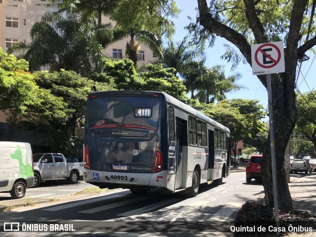 Viação Anchieta 40902 na cidade de Belo Horizonte, Minas Gerais, Brasil, por Quintal de Casa Ônibus. ID da foto: 12073185.