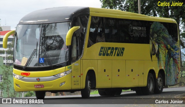 Eucatur - Empresa União Cascavel de Transportes e Turismo 5021 na cidade de Cuiabá, Mato Grosso, Brasil, por Carlos Júnior. ID da foto: 12073798.