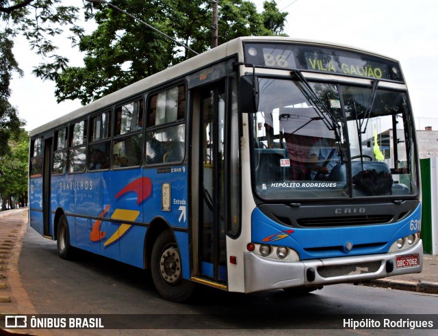 Guarulhos Transportes 631 na cidade de Guarulhos, São Paulo, Brasil, por Hipólito Rodrigues. ID da foto: 12075353.