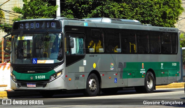 Transunião Transportes 5 6328 na cidade de São Paulo, São Paulo, Brasil, por Giovane Gonçalves. ID da foto: 12074609.
