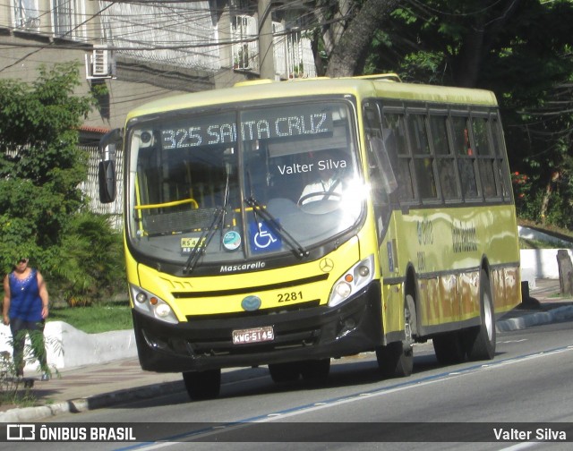 Viação Elite 2281 na cidade de Volta Redonda, Rio de Janeiro, Brasil, por Valter Silva. ID da foto: 12073470.