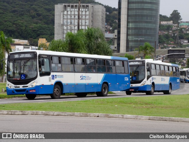 Insular Transportes Coletivos 5136 na cidade de Florianópolis, Santa Catarina, Brasil, por Cleiton Rodrigues. ID da foto: 12074115.