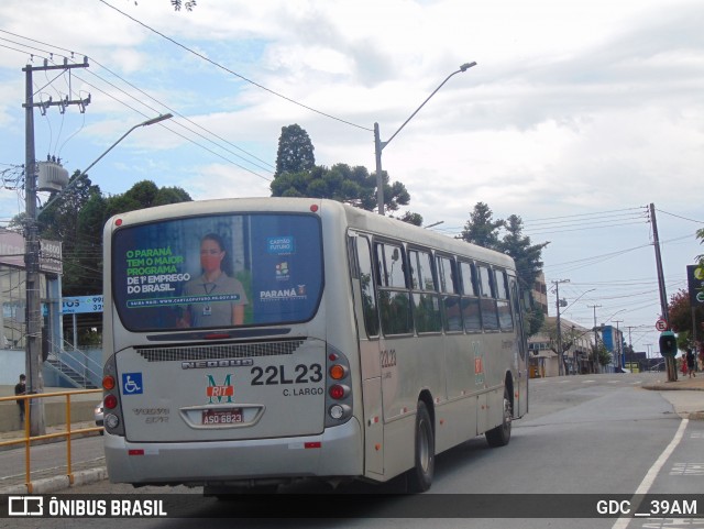 Empresa de Ônibus Campo Largo 22L23 na cidade de Campo Largo, Paraná, Brasil, por GDC __39AM. ID da foto: 12075258.