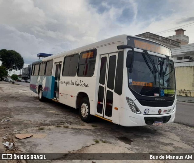 Transportes Kalina 0115051 na cidade de Manaus, Amazonas, Brasil, por Bus de Manaus AM. ID da foto: 12073447.