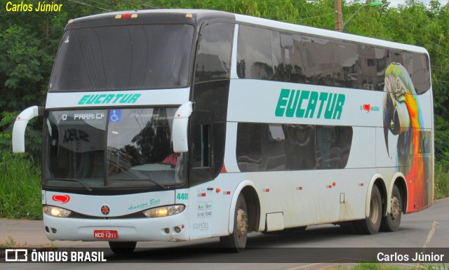 Eucatur - Empresa União Cascavel de Transportes e Turismo 4401 na cidade de Cuiabá, Mato Grosso, Brasil, por Carlos Júnior. ID da foto: 12074610.
