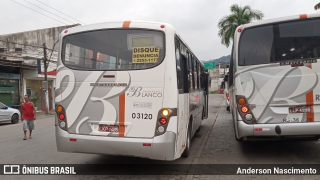 Transportes Blanco 03120 na cidade de Paracambi, Rio de Janeiro, Brasil, por Anderson Nascimento. ID da foto: 12075300.