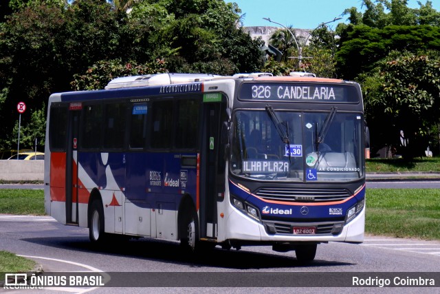 Viação Ideal B28526 na cidade de Rio de Janeiro, Rio de Janeiro, Brasil, por Rodrigo Coimbra. ID da foto: 12074016.