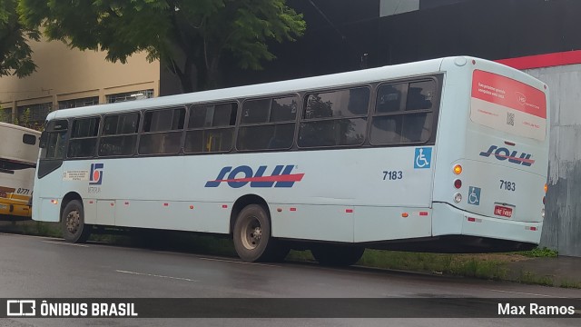 SOUL - Sociedade de Ônibus União Ltda. 7183 na cidade de Porto Alegre, Rio Grande do Sul, Brasil, por Max Ramos. ID da foto: 12074345.