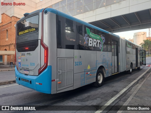 BRT Sorocaba Concessionária de Serviços Públicos SPE S/A 3235 na cidade de Sorocaba, São Paulo, Brasil, por Breno Bueno. ID da foto: 12075498.