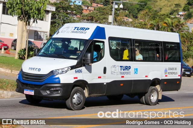 Turb Petrópolis > Turp -Transporte Urbano de Petrópolis 6406 na cidade de Petrópolis, Rio de Janeiro, Brasil, por Rodrigo Gomes - OCD Holding. ID da foto: 12074530.