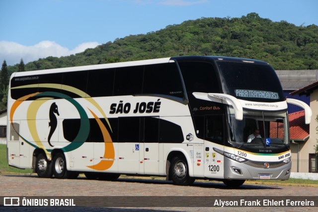 Expresso São José 1200 na cidade de Joinville, Santa Catarina, Brasil, por Alyson Frank Ehlert Ferreira. ID da foto: 12073570.