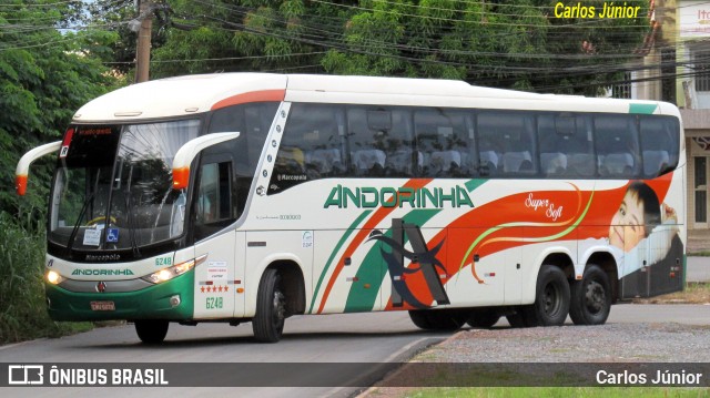 Empresa de Transportes Andorinha 6248 na cidade de Cuiabá, Mato Grosso, Brasil, por Carlos Júnior. ID da foto: 12074574.
