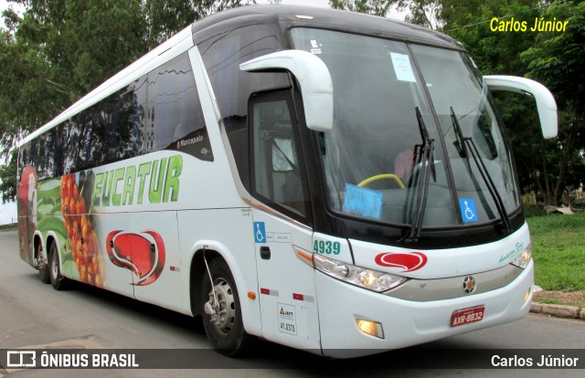 Eucatur - Empresa União Cascavel de Transportes e Turismo 4939 na cidade de Cuiabá, Mato Grosso, Brasil, por Carlos Júnior. ID da foto: 12074817.