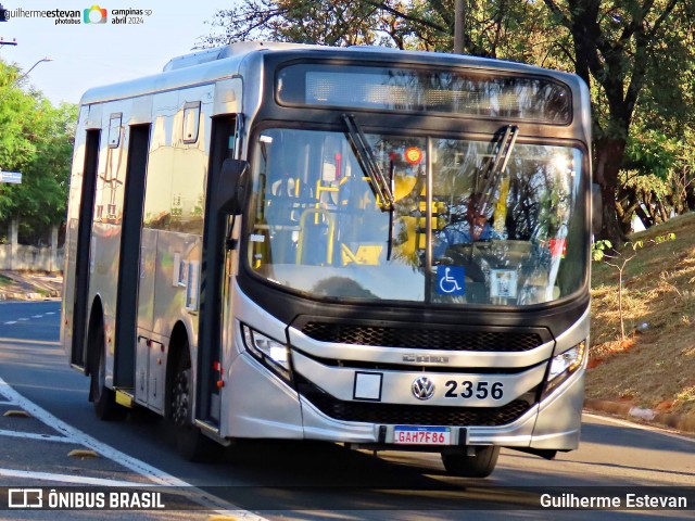 Expresso CampiBus 2356 na cidade de Campinas, São Paulo, Brasil, por Guilherme Estevan. ID da foto: 12075492.