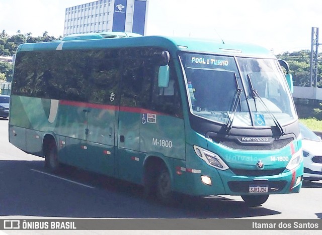 Univale Transportes M-1800 na cidade de Salvador, Bahia, Brasil, por Itamar dos Santos. ID da foto: 12073387.