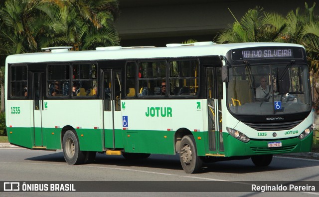 Jotur - Auto Ônibus e Turismo Josefense 1335 na cidade de Florianópolis, Santa Catarina, Brasil, por Reginaldo Pereira. ID da foto: 12074639.