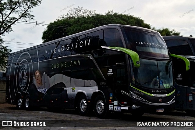 Viação Garcia 80009 na cidade de Curitiba, Paraná, Brasil, por ISAAC MATOS PREIZNER. ID da foto: 12075391.