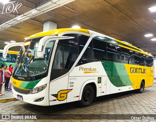 Empresa Gontijo de Transportes 7125 na cidade de Belo Horizonte, Minas Gerais, Brasil, por César Ônibus. ID da foto: 12073465.