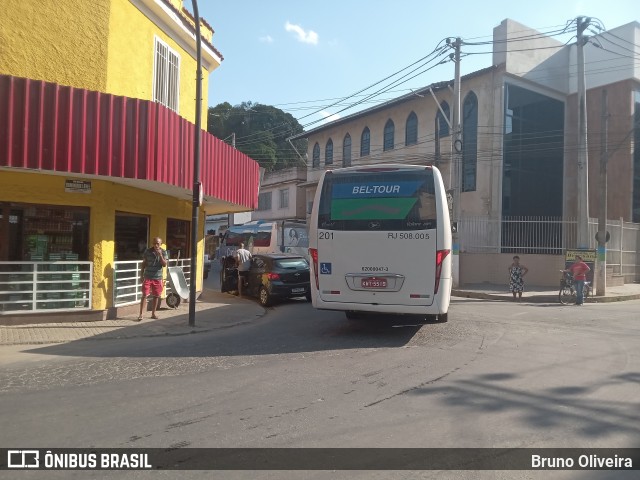 Bel-Tour Transportes e Turismo RJ 508.005 na cidade de Paracambi, Rio de Janeiro, Brasil, por Bruno Oliveira. ID da foto: 12075005.