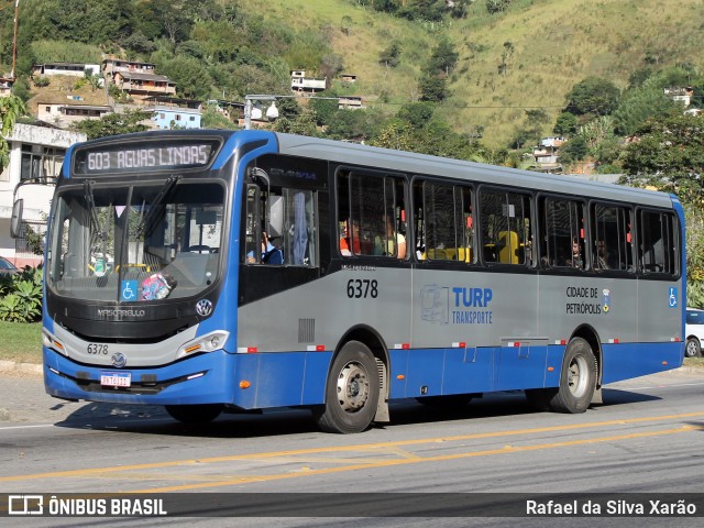 Turb Petrópolis > Turp -Transporte Urbano de Petrópolis 6378 na cidade de Petrópolis, Rio de Janeiro, Brasil, por Rafael da Silva Xarão. ID da foto: 12075413.