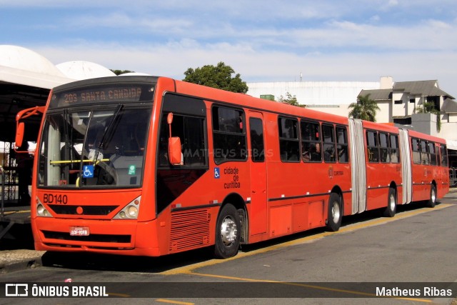 Transporte Coletivo Glória BD140 na cidade de Curitiba, Paraná, Brasil, por Matheus Ribas. ID da foto: 12075319.