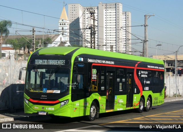 Express Transportes Urbanos Ltda 4 8938 na cidade de São Paulo, São Paulo, Brasil, por Bruno - ViajanteFLA. ID da foto: 12073448.