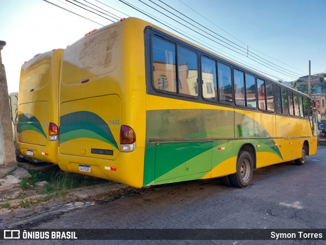 Ônibus Particulares 1443 na cidade de Belo Horizonte, Minas Gerais, Brasil, por Symon Torres. ID da foto: 12073713.