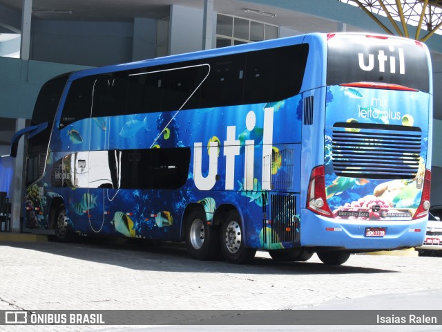 UTIL - União Transporte Interestadual de Luxo 11101 na cidade de Santos Dumont, Minas Gerais, Brasil, por Isaias Ralen. ID da foto: 12073046.