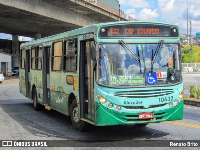 SM Transportes 10632 na cidade de Belo Horizonte, Minas Gerais, Brasil, por Renato Brito. ID da foto: 12073476.