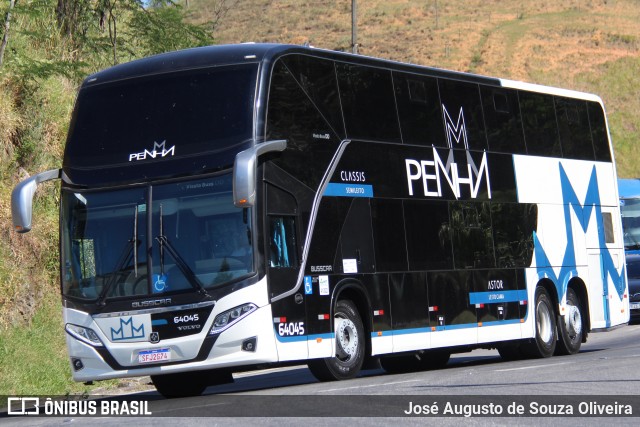 Empresa de Ônibus Nossa Senhora da Penha 64045 na cidade de Piraí, Rio de Janeiro, Brasil, por José Augusto de Souza Oliveira. ID da foto: 12074909.