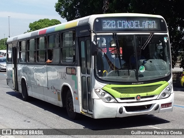 Transportes Paranapuan B10048 na cidade de Rio de Janeiro, Rio de Janeiro, Brasil, por Guilherme Pereira Costa. ID da foto: 12074966.