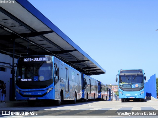 BRT Sorocaba Concessionária de Serviços Públicos SPE S/A 3063 na cidade de Sorocaba, São Paulo, Brasil, por Weslley Kelvin Batista. ID da foto: 12073499.