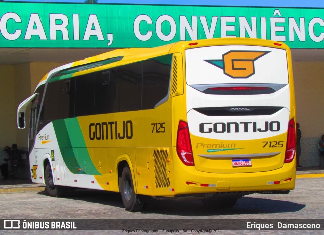 Empresa Gontijo de Transportes 7125 na cidade de Eunápolis, Bahia, Brasil, por Eriques  Damasceno. ID da foto: 12073692.