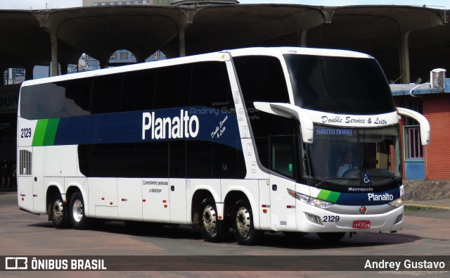 Planalto Transportes 2129 na cidade de Porto Alegre, Rio Grande do Sul, Brasil, por Andrey Gustavo. ID da foto: 12074554.