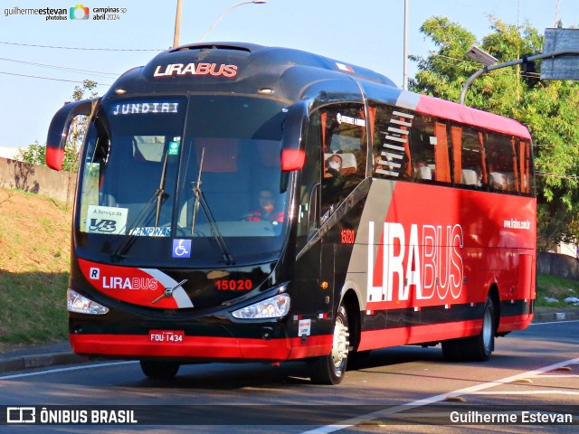 Lirabus 15020 na cidade de Campinas, São Paulo, Brasil, por Guilherme Estevan. ID da foto: 12075452.