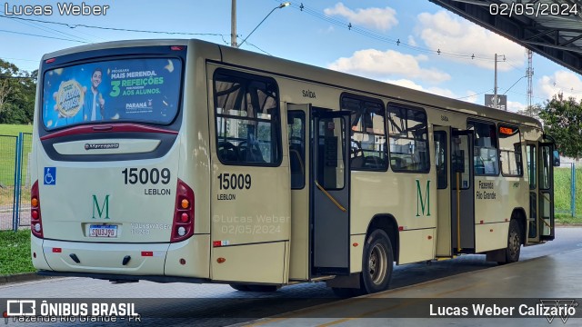 Leblon Transporte de Passageiros 15009 na cidade de Fazenda Rio Grande, Paraná, Brasil, por Lucas Weber Calizario. ID da foto: 12073178.