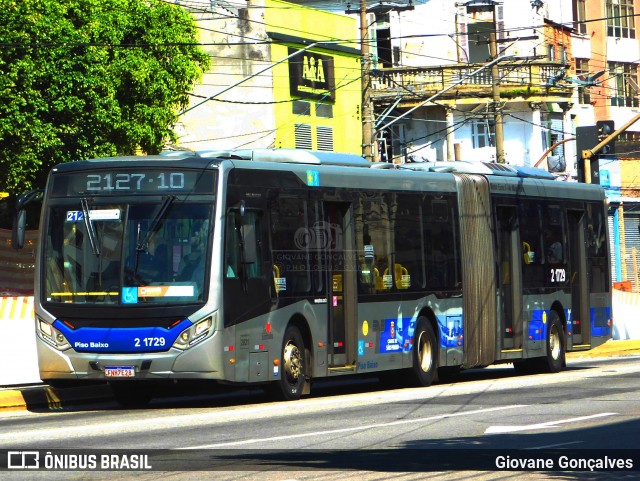Sambaíba Transportes Urbanos 2 1729 na cidade de São Paulo, São Paulo, Brasil, por Giovane Gonçalves. ID da foto: 12074653.