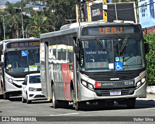Walmonte Transportes e Fretamentos 1034 na cidade de Resende, Rio de Janeiro, Brasil, por Valter Silva. ID da foto: 12073528.