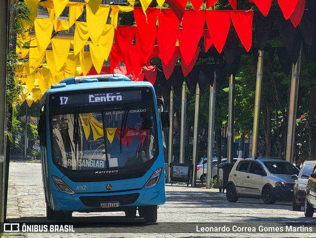 FAOL - Friburgo Auto Ônibus 492 na cidade de Nova Friburgo, Rio de Janeiro, Brasil, por Leonardo Correa Gomes Martins. ID da foto: 12073707.