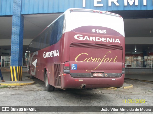 Expresso Gardenia 3165 na cidade de Pouso Alegre, Minas Gerais, Brasil, por João Vitor Almeida de Moura. ID da foto: 12073302.